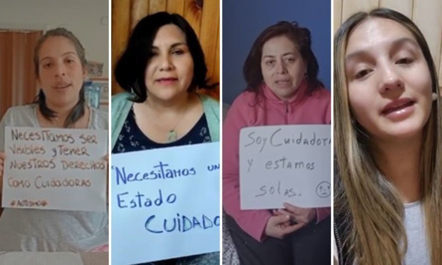 Cuidadoras valdivianas dan la cara para denunciar falta de apoyo